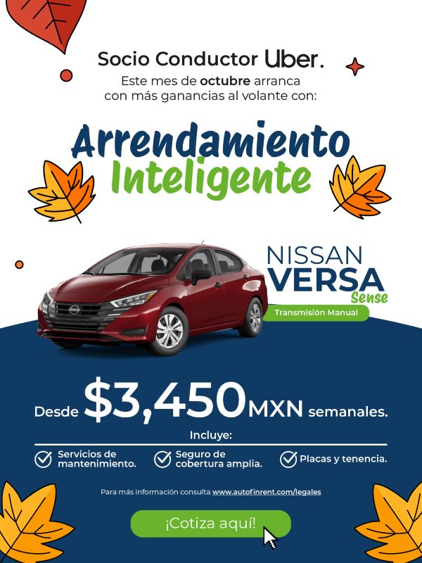 Cotiza NISSAN Versa Transmisión Manual