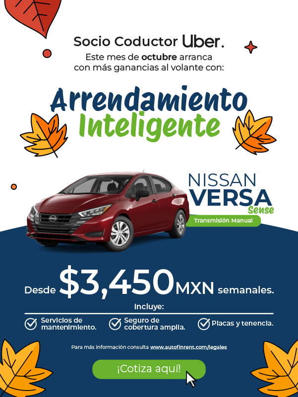 Cotiza NISSAN Versa Transmisión Manual