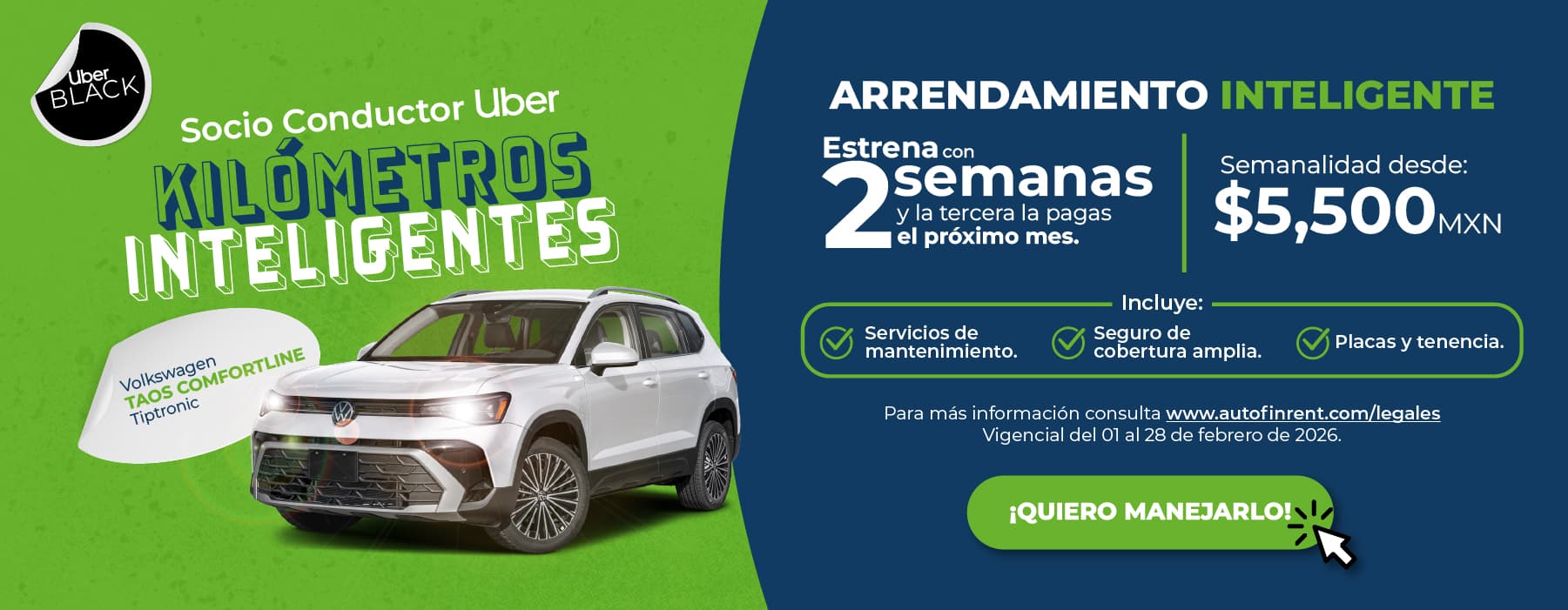 Cotiza VOLKSWAGEN Taos Transmisión Automática